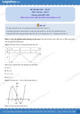 Đề thi học kì 1 Toán 12 Kết nối tri thức - Đề số 3